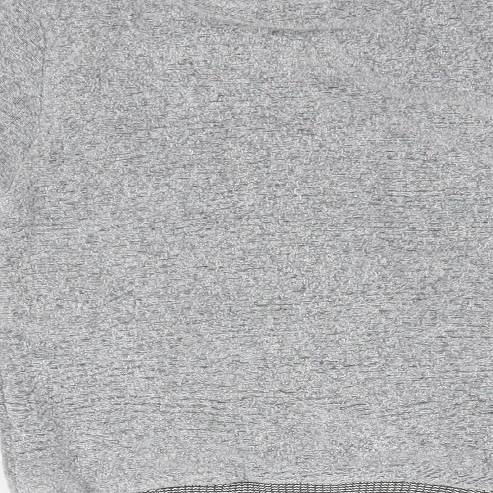 George Boys Grey Round Neck  Cotton Pullover Jumper Size 2-3 Years