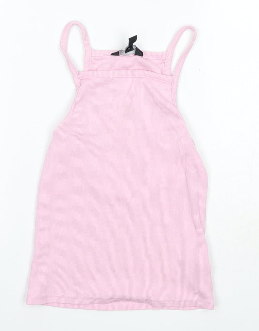 Womens UK Size 8 New Look Pink Camisole Tank