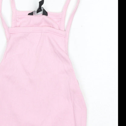 Womens UK Size 8 New Look Pink Camisole Tank