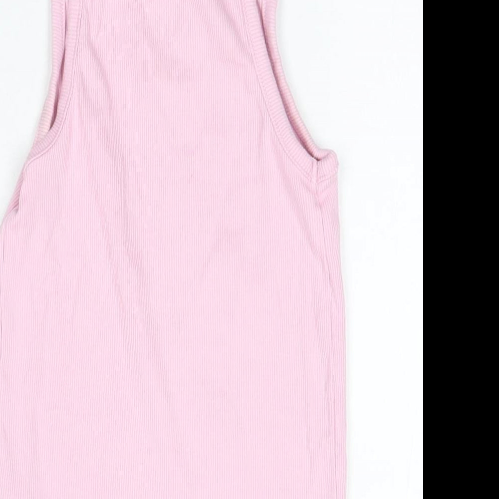 Womens UK Size 8 New Look Pink Camisole Tank