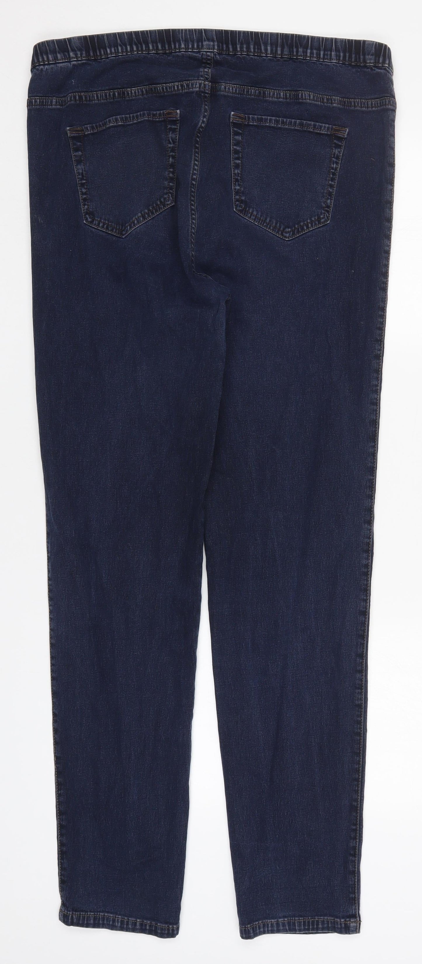 Womens UK Size 37 in Marks and Spencer Regular Fit Jegging Blue Jeans