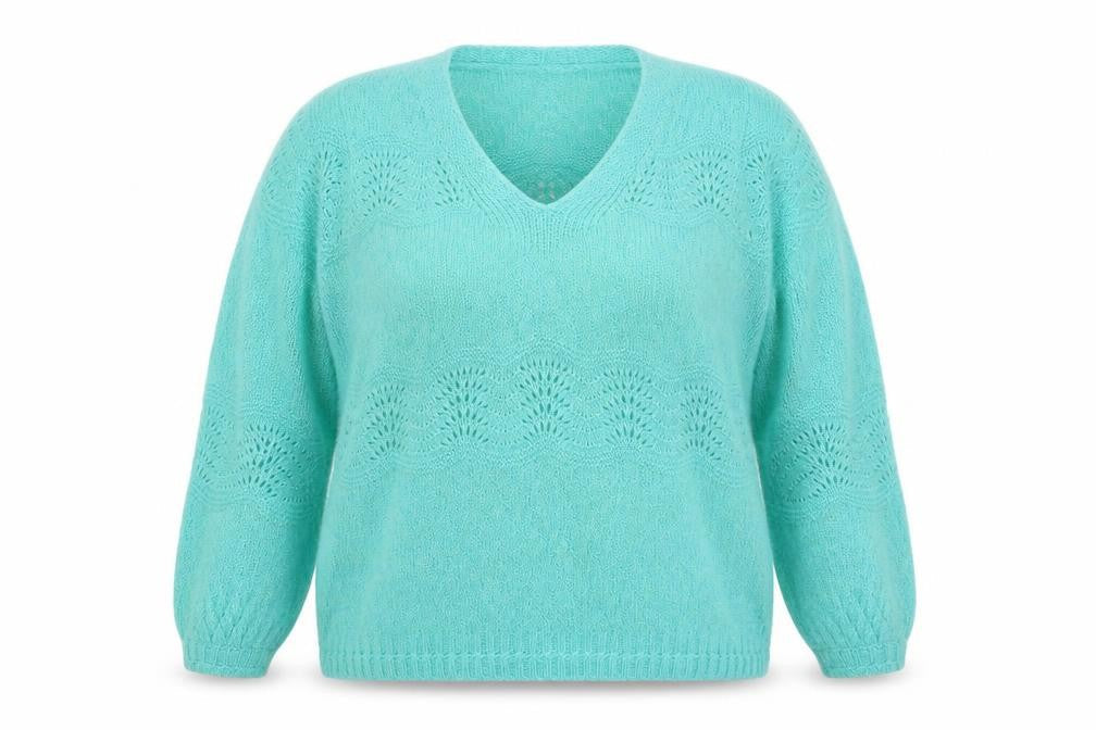 Womens UK Size L NEXT Green Pullover Jumper