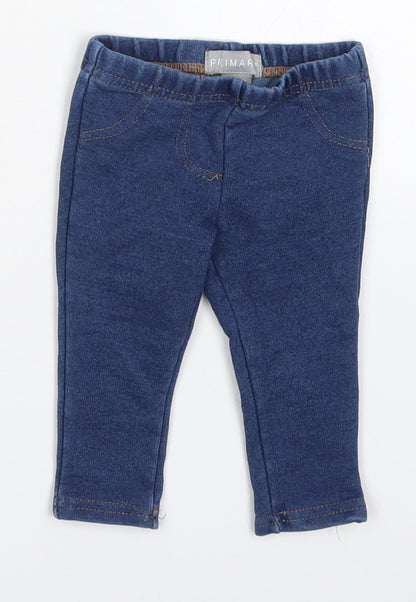 Primark Baby Blue  Cotton Capri Jeans Size 3-6 Months