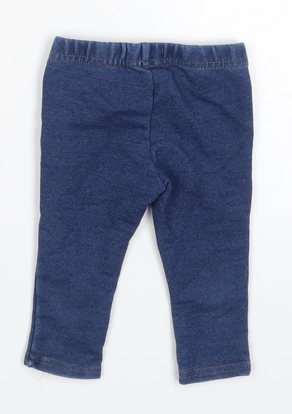Primark Baby Blue  Cotton Capri Jeans Size 3-6 Months