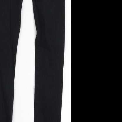 Womens UK Size XS Noisy may Regular Fit  Black Trousers
