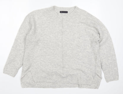 Womens UK Size L Marks and Spencer Grey Pullover Jumper