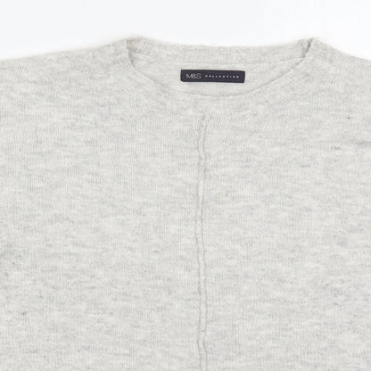 Womens UK Size L Marks and Spencer Grey Pullover Jumper