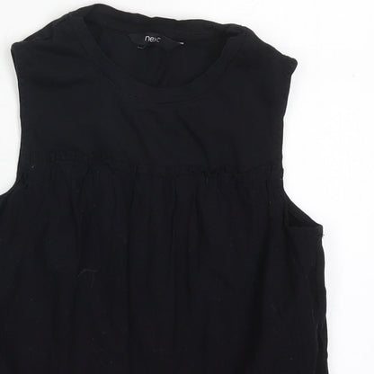 Womens UK Size 6 NEXT Black Basic Tank