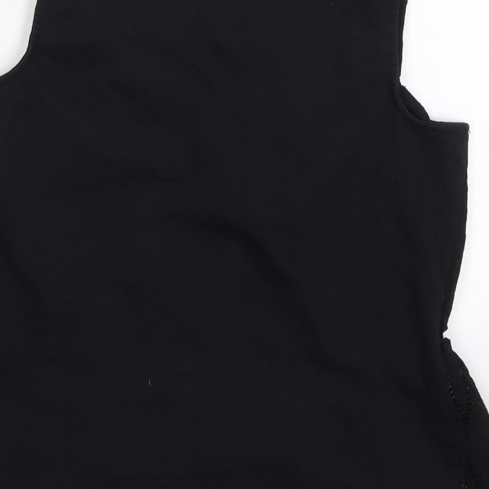 Womens UK Size 6 NEXT Black Basic Tank