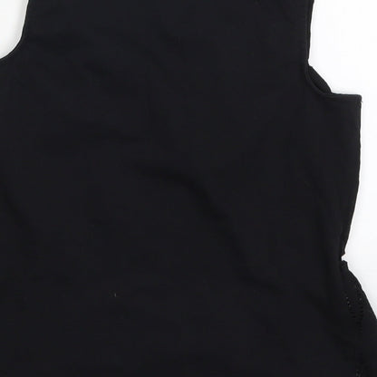 Womens UK Size 6 NEXT Black Basic Tank