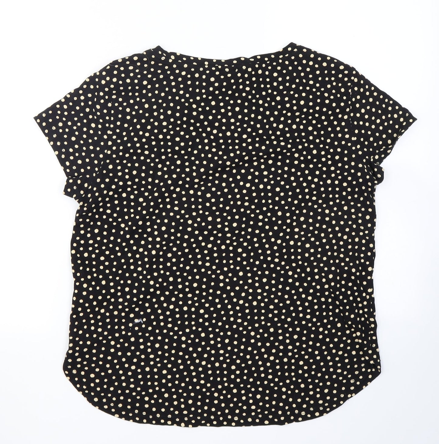 Womens UK Size S H&M Black Basic T-Shirt