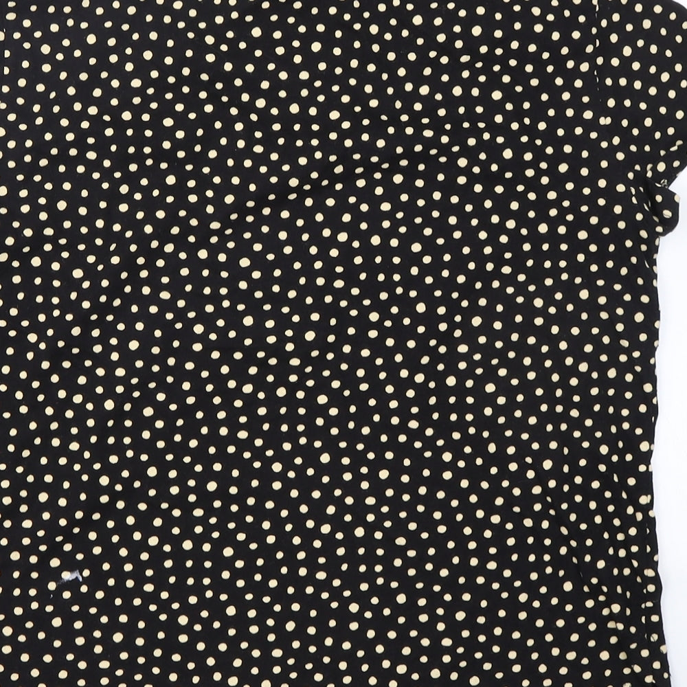 Womens UK Size S H&M Black Basic T-Shirt