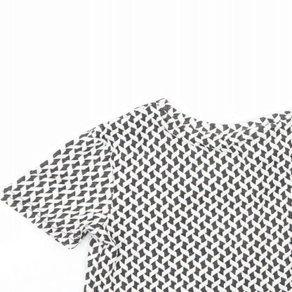 Matalan Girls Multicoloured Geometric Polyester Basic Polo Size 5 Years Round Neck