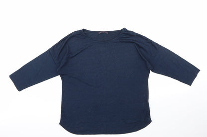 Womens UK Size 14 Marks and Spencer Blue Pullover Jumper