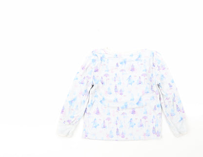 George Girls Multicoloured Geometric Polyester Top Pyjama Top Size 4-5 Years