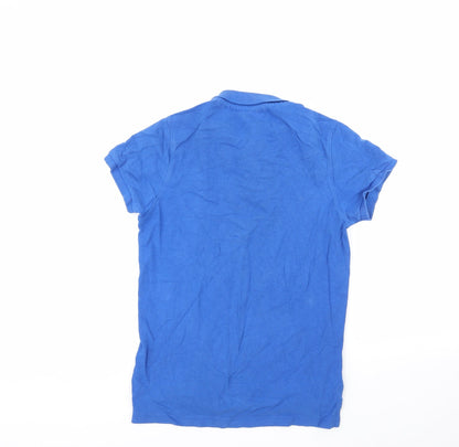 industrialize Mens Blue  100% Cotton  Polo Size XS Collared