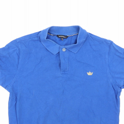 industrialize Mens Blue  100% Cotton  Polo Size XS Collared