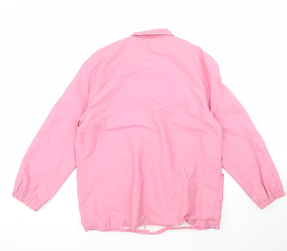Womens UK Size 12 Preworn Pink Rain Coat