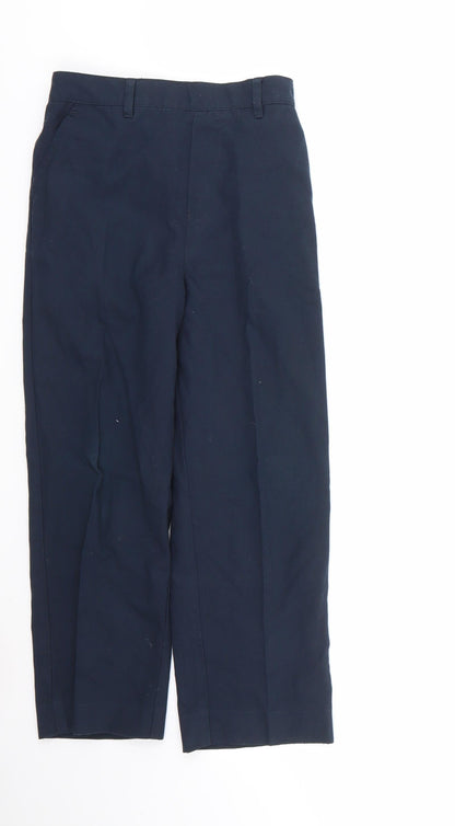 Very Boys Blue  Polyester Dress Pants Trousers Size 10-11 Years  Regular  - school wear