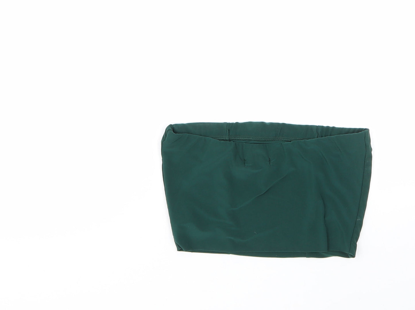 Womens UK Size 6 PRETTYLITTLETHING Green Basic Blouse