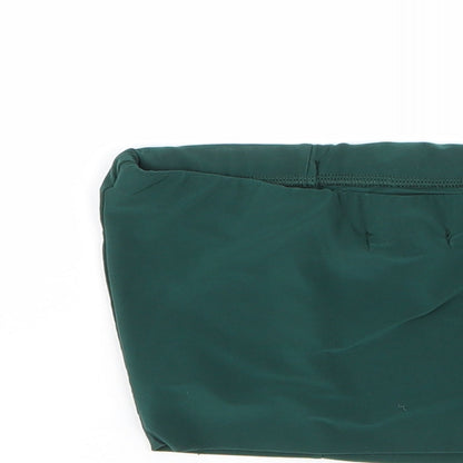 Womens UK Size 6 PRETTYLITTLETHING Green Basic Blouse