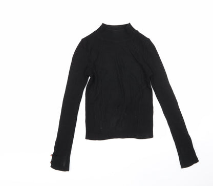 Womens UK Size 10 Topshop Black Pullover Jumper
