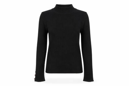Womens UK Size 10 Topshop Black Pullover Jumper