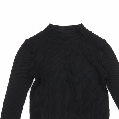 Womens UK Size 10 Topshop Black Pullover Jumper
