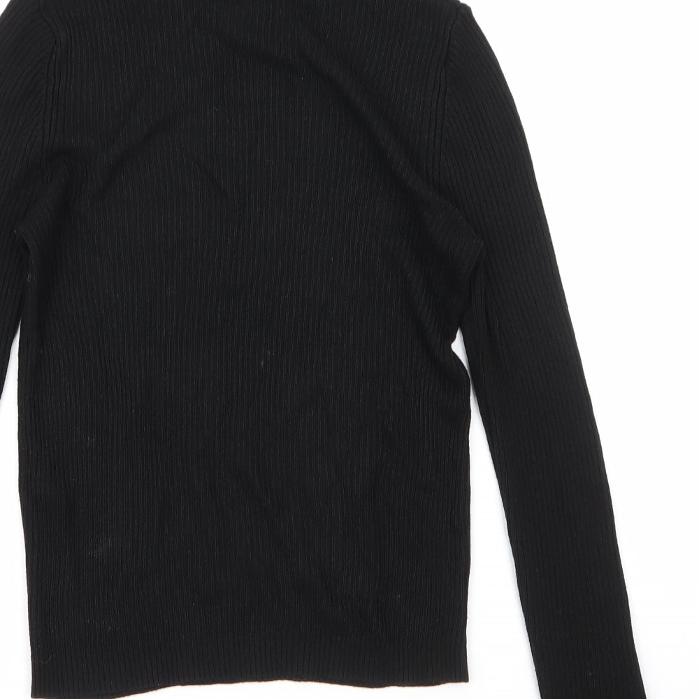 Womens UK Size 10 Topshop Black Pullover Jumper
