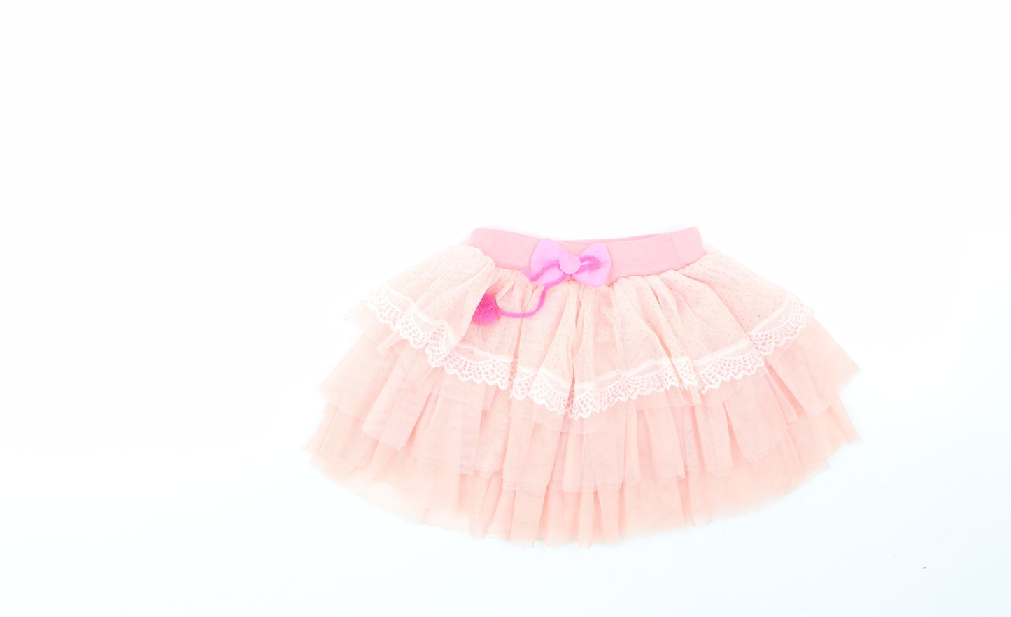 Preworn  Pink  100% Viscose Flare Skirt