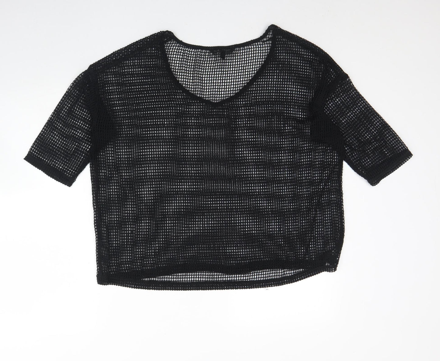 Womens UK Size 12 NEXT Black Basic Blouse