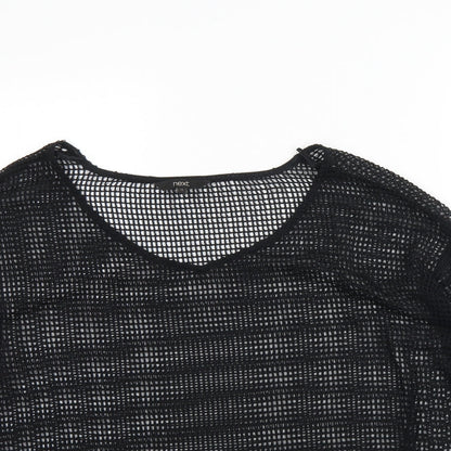 Womens UK Size 12 NEXT Black Basic Blouse