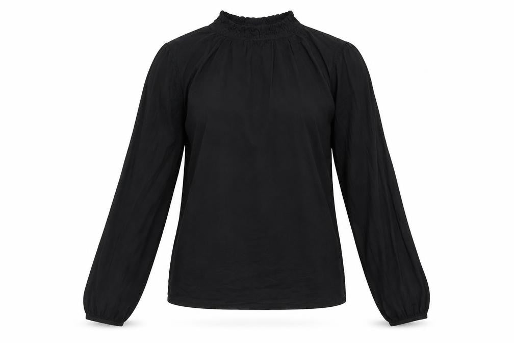 Womens UK Size 8 M&S Black Basic Blouse