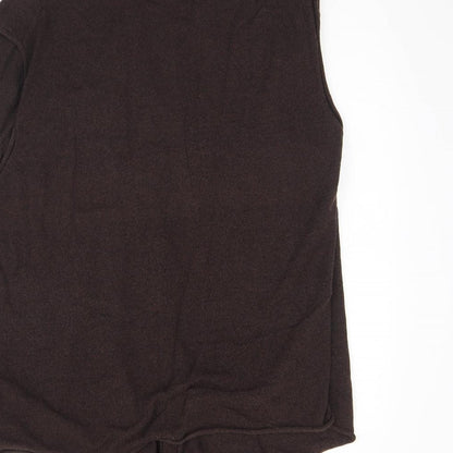 Womens UK Size S ELVI Brown Cardigan Jumper