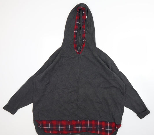 Womens UK Size 10 NEXT Grey Pullover Hoodie