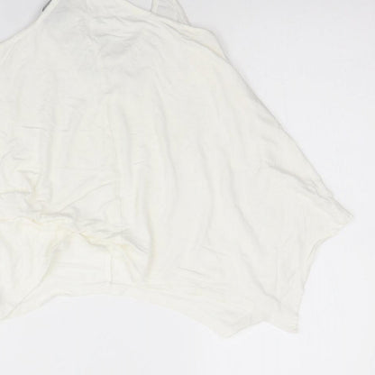 Womens UK Size 8 Atmosphere Ivory Basic Tank