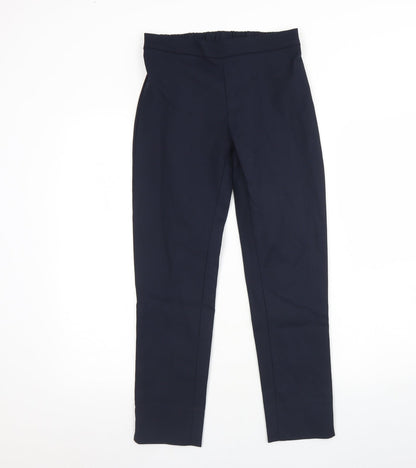 Womens UK Size S Preworn Regular Fit  Blue Trousers