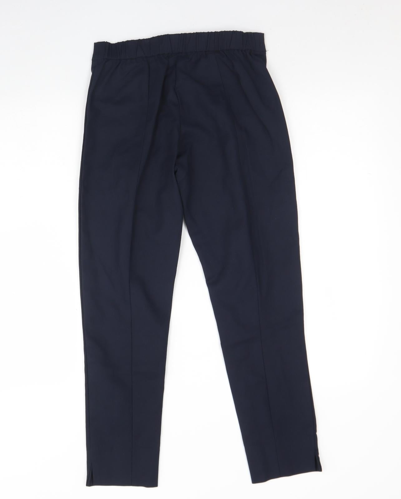 Womens UK Size S Preworn Regular Fit  Blue Trousers