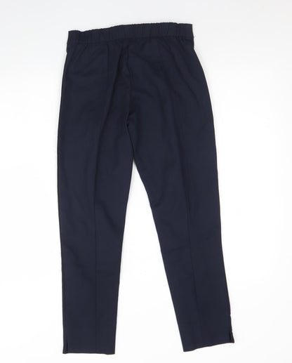Womens UK Size S Preworn Regular Fit  Blue Trousers