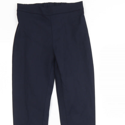Womens UK Size S Preworn Regular Fit  Blue Trousers