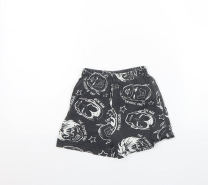 Mavel Boys Grey Spotted Cotton  Pyjama Pants Size 6 Years   - Marvel