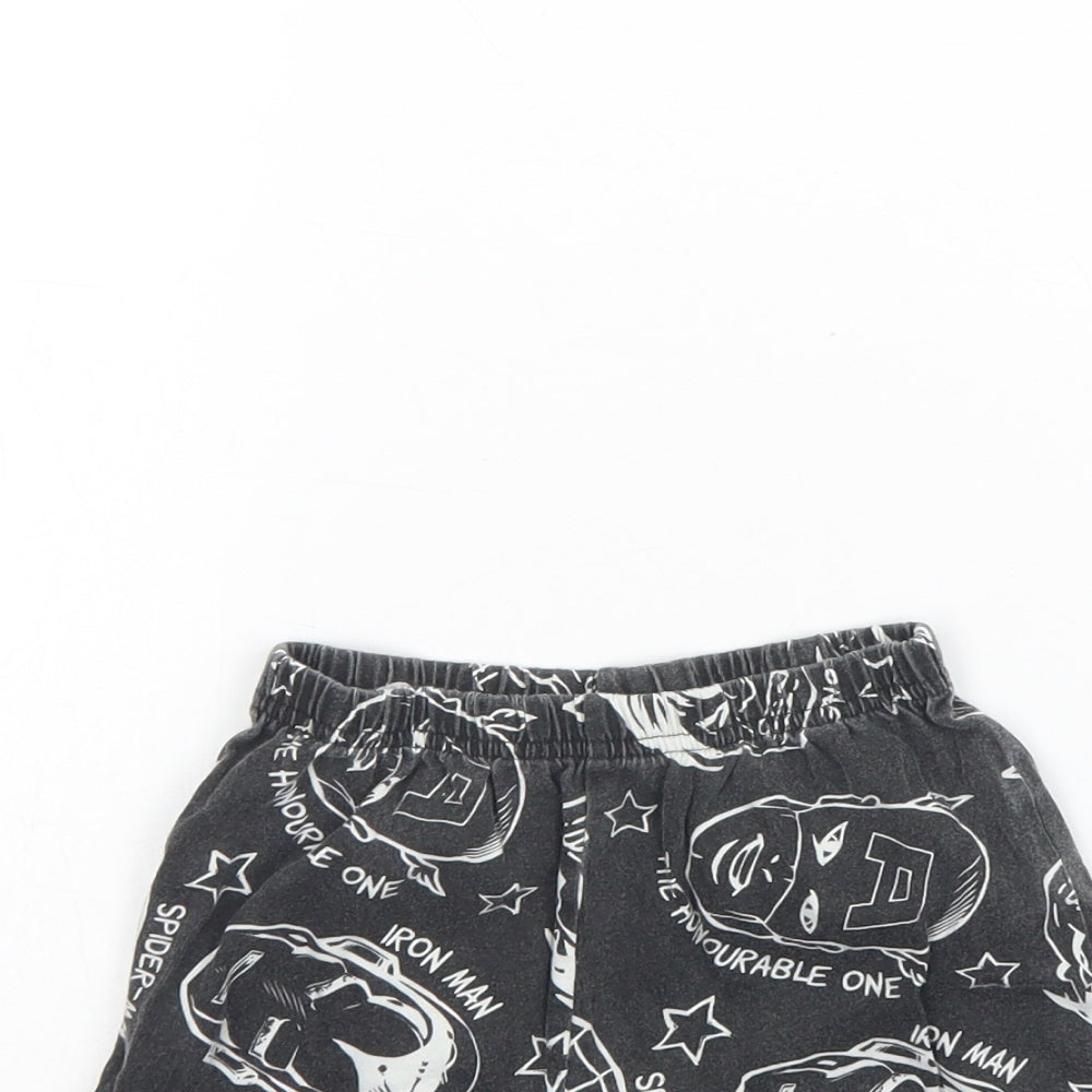Mavel Boys Grey Spotted Cotton  Pyjama Pants Size 6 Years   - Marvel