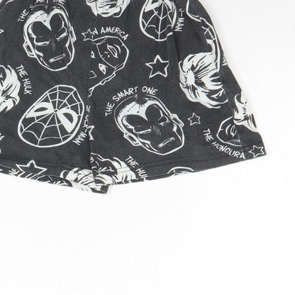 Mavel Boys Grey Spotted Cotton  Pyjama Pants Size 6 Years   - Marvel