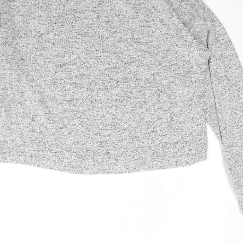 Netflix Womens Grey Round Neck  Viscose Pullover Jumper Size XS   - Sex education