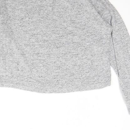 Netflix Womens Grey Round Neck  Viscose Pullover Jumper Size XS   - Sex education