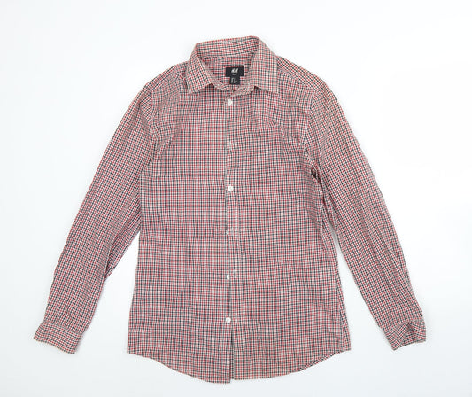 Mens UK Collar Size S H&M Smart Red  Dress Shirt