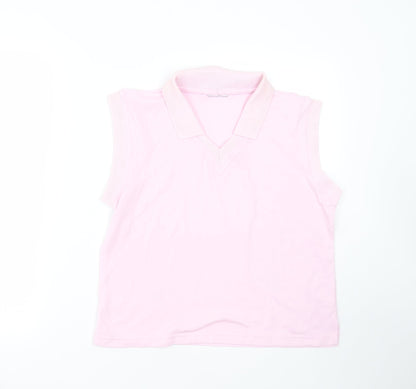 Womens UK Size 18 Preworn Pink Pullover Jumper