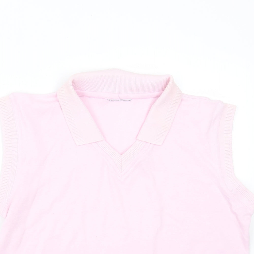 Womens UK Size 18 Preworn Pink Pullover Jumper