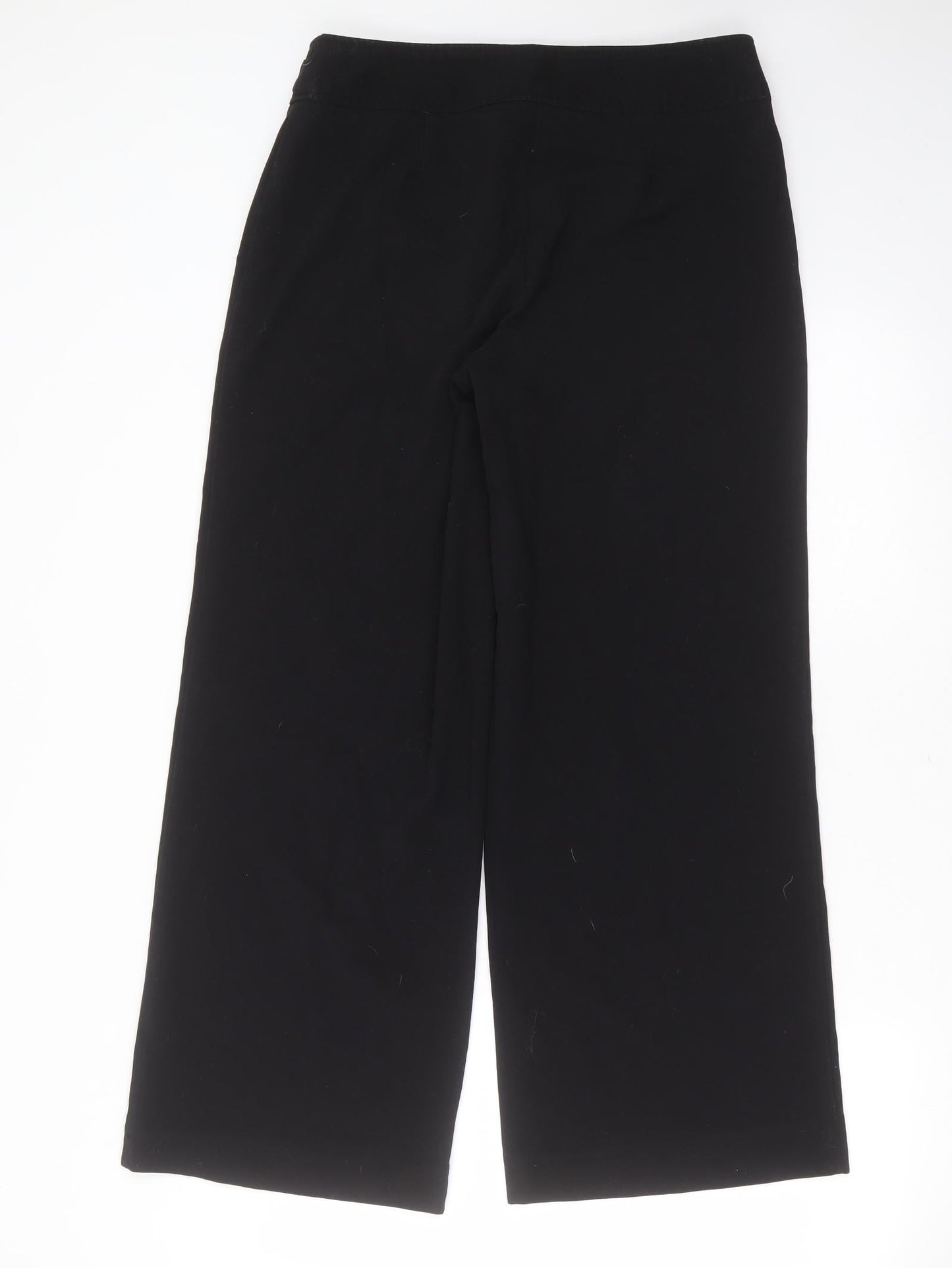 Kaleidoscope Womens Black  Polyester Trousers  Size 12 L28 in Regular Zip