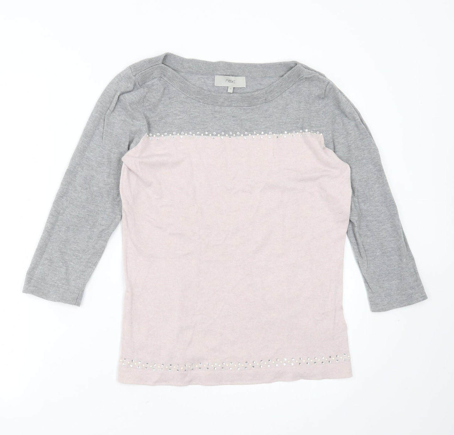 Womens UK Size 10 NEXT Pink Pullover Jumper